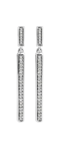 Damen BADER Schicke Ohrstecker mit 54 Diamanten