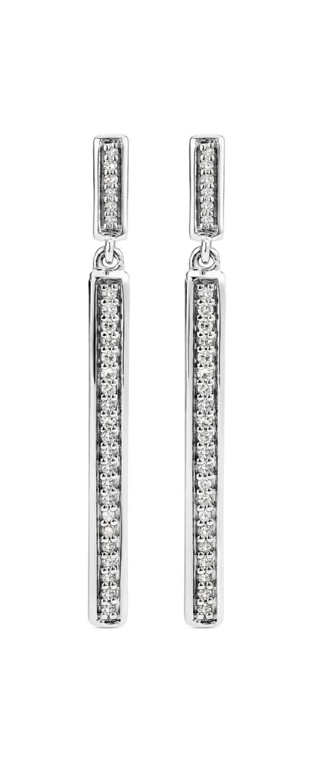 Damen BADER Schicke Ohrstecker mit 54 Diamanten