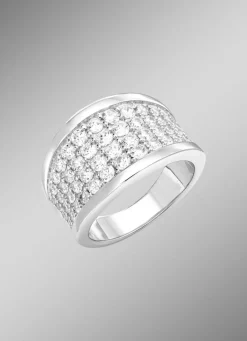Damen BADER Schicker Damenring mit Zirkonia