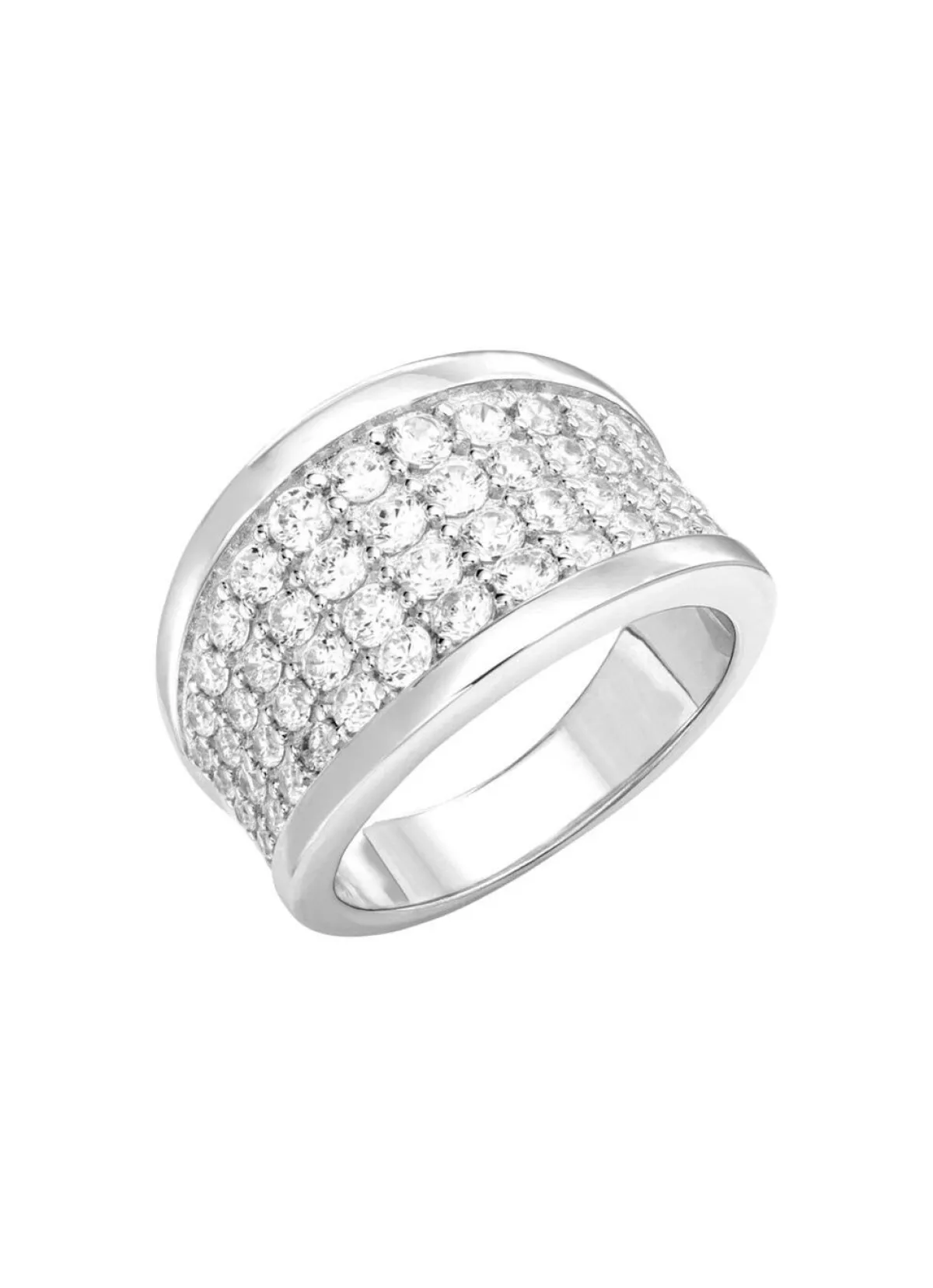 Damen BADER Schicker Damenring mit Zirkonia