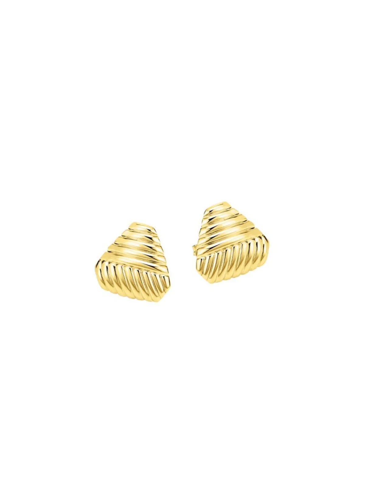 Damen BADER Schöne Ohrstecker mit Rillendesign