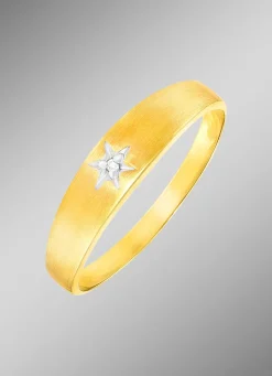 Damen BADER Schöner Damenring in Bicolor mit Diamant