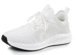 Herren BADER Schnür-Sneaker aus strukturiertem Textilmaterial