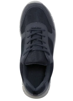 Herren BADER Schnür-Sneaker aus Synthetik und weichem Textilmaterial