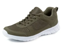 Herren BADER Schnür-Sneaker aus Synthetik und weichem Textilmaterial