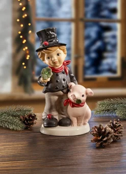 GOEBEL Schornsteinfeger mit Schwein