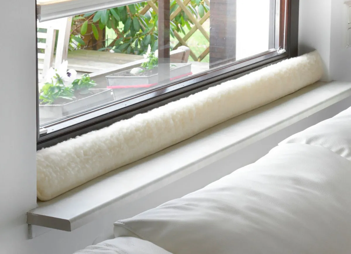 BADER Schurwoll-Zugluftstopper für Fenster