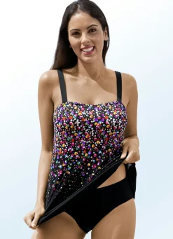 Damen SCHWAB Tankini mit weit ausgestelltem Oberteil und Softschalen, bis Cup E