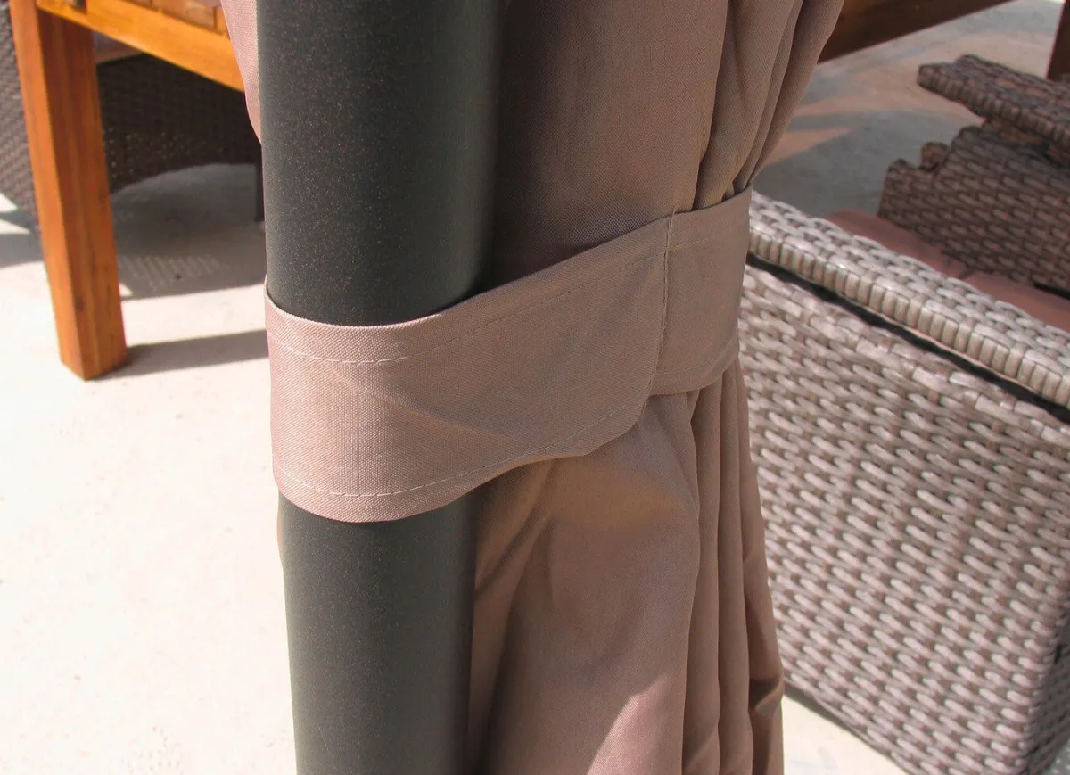 BADER Seitenwand-Set, 4-teilig, für Hardtop-Pavillon