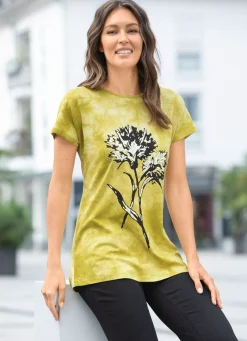 Damen BADER Shirt in Batik-Optik in 2 Farben