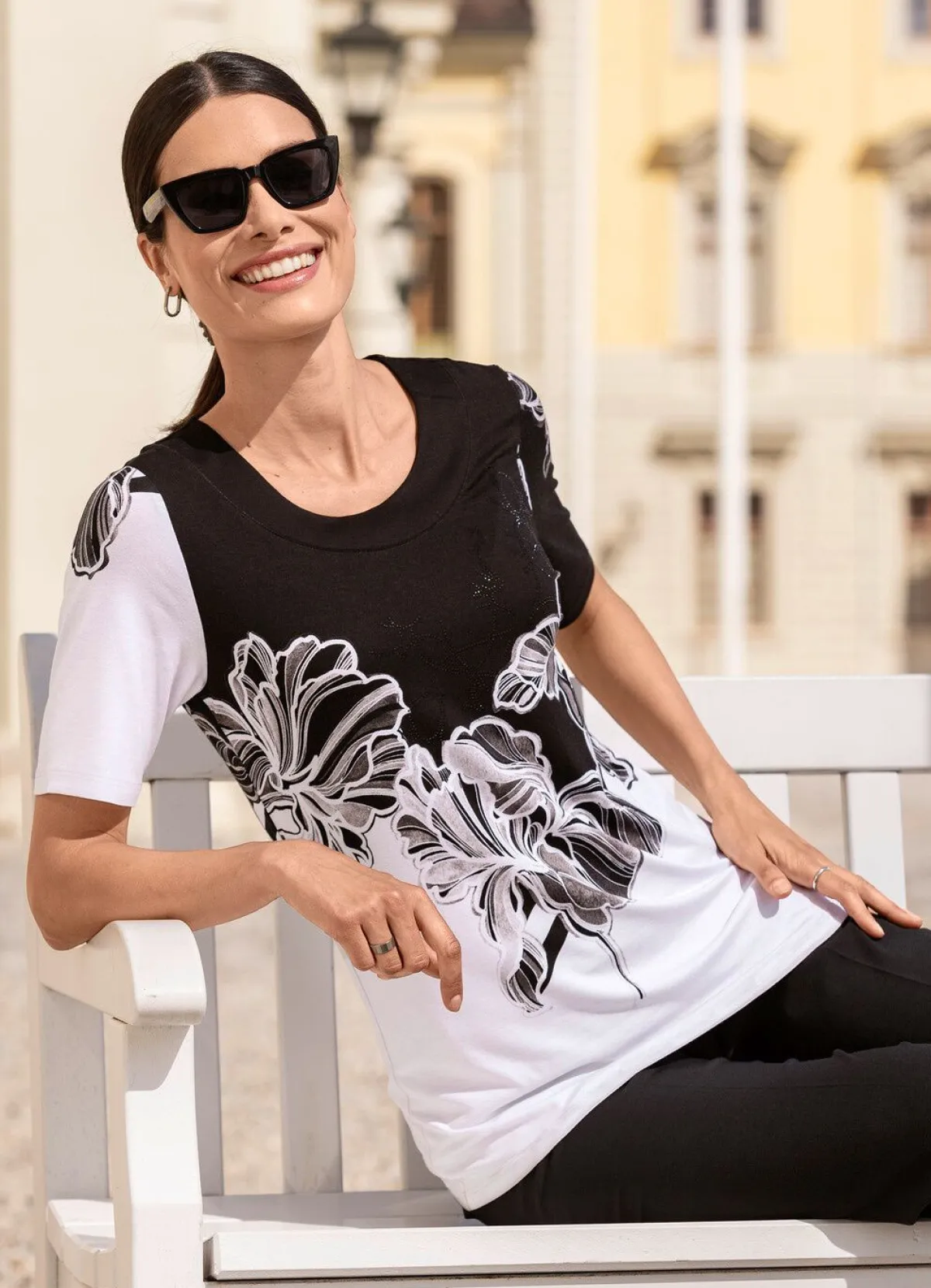 Damen laurakent Shirt mit Allover-Druck