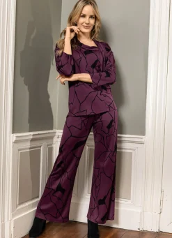 Damen KLAUS MODELLE MADE IN GERMANY Shirt mit ausgefallener Kragenlösung