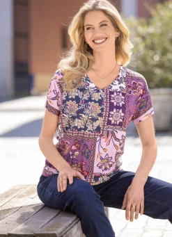 Damen B/ANCA Shirt mit Blumendruck