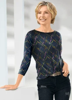 Damen KLAUS MODELLE MADE IN GERMANY Shirt mit farbbrillantem Druck