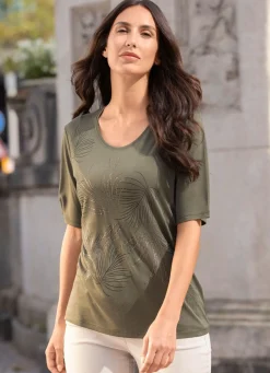 Damen laurakent Shirt mit Glimmerdruck