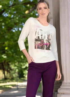 Damen RABE Shirt mit Motivdruck