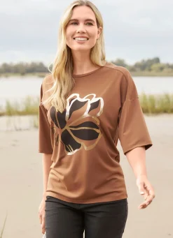 Damen Tizia Shirt mit Motiv-Druck