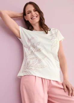Damen laurakent Shirt mit Stickerei