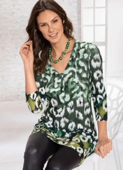 Damen KLAUS MODELLE MADE IN GERMANY Shirt-Tunika in Longform