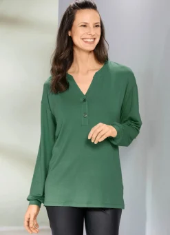 Damen BADER Shirt-Tunika mit Elastan