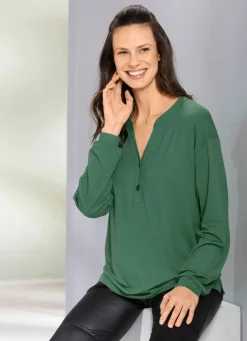 Damen BADER Shirt-Tunika mit Elastan