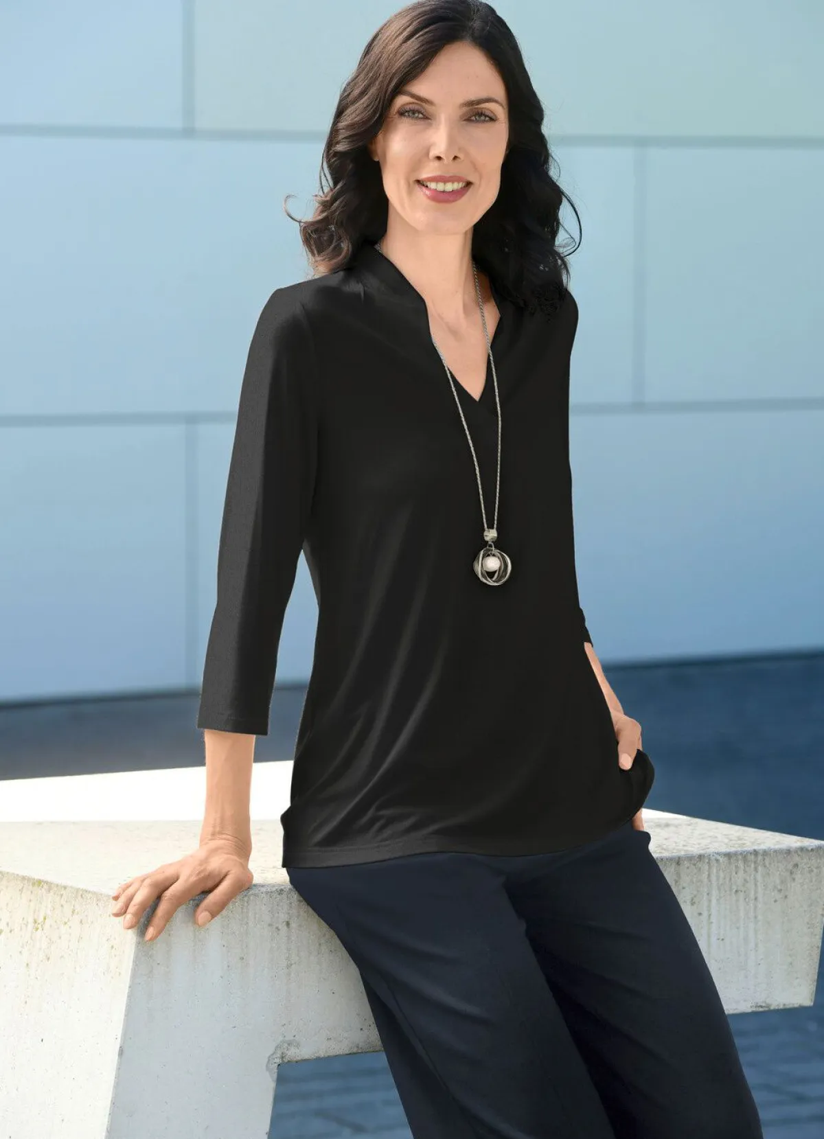 Damen KLAUS MODELLE MADE IN GERMANY hirt-Tunika it tehkragen