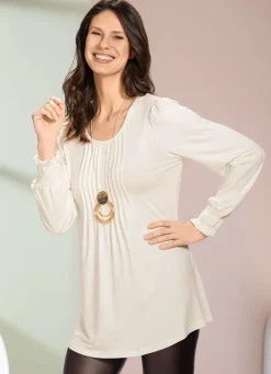 Damen BADER Shirt-Tunika mit tollen Ärmelabschlüssen