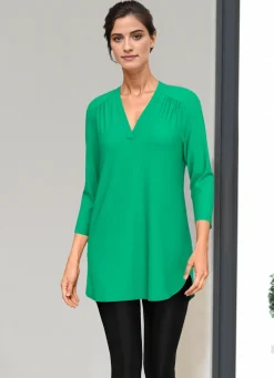 Damen BADER hirt-Tunika it V-Auchnitt