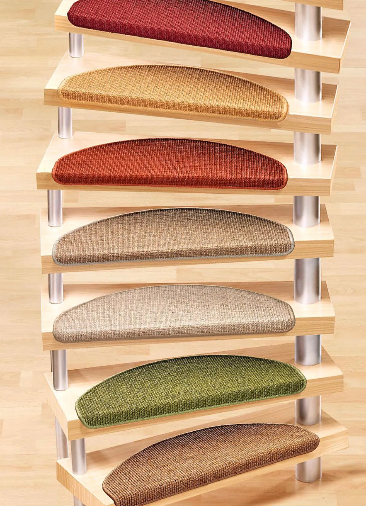 BADER Sisal Stufenmatten, 15er-Pack