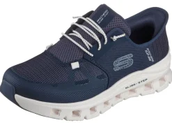 Herren Skechers , Herren-Sneaker, mit geformter Slip-Ins Fersenplatte