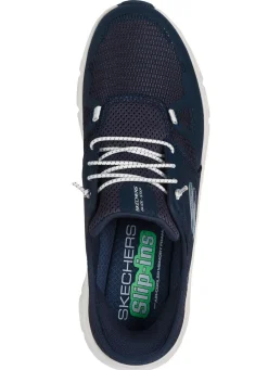 Herren Skechers , Herren-Sneaker, mit geformter Slip-Ins Fersenplatte
