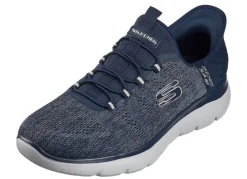 Herren Skechers , Herren-Sneaker, mit geformter Slip-Ins Fersenplatte