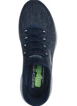 Herren Skechers , Herren-Sneaker, mit geformter Slip-Ins Fersenplatte