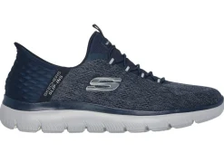 Herren Skechers , Herren-Sneaker, mit geformter Slip-Ins Fersenplatte