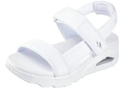 Damen Skechers Sandale aus dehnbarem Textilmaterial