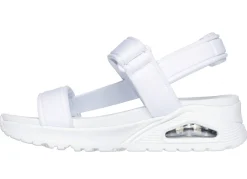 Damen Skechers Sandale aus dehnbarem Textilmaterial