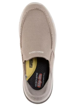 Herren Skechers Slipper mit geformter Slip-Ins Fersenplatte