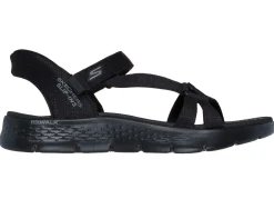 Damen Skechers , sportliche Damen-Sandalen, mit geformter Slip-Ins Fersenplatte