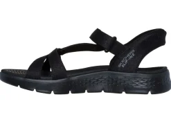 Damen Skechers , sportliche Damen-Sandalen, mit geformter Slip-Ins Fersenplatte