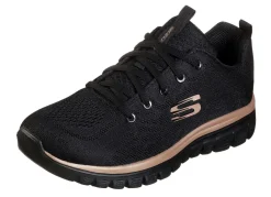 Damen Skechers , sportliche Damen-Sneaker, aus Mesh-Material