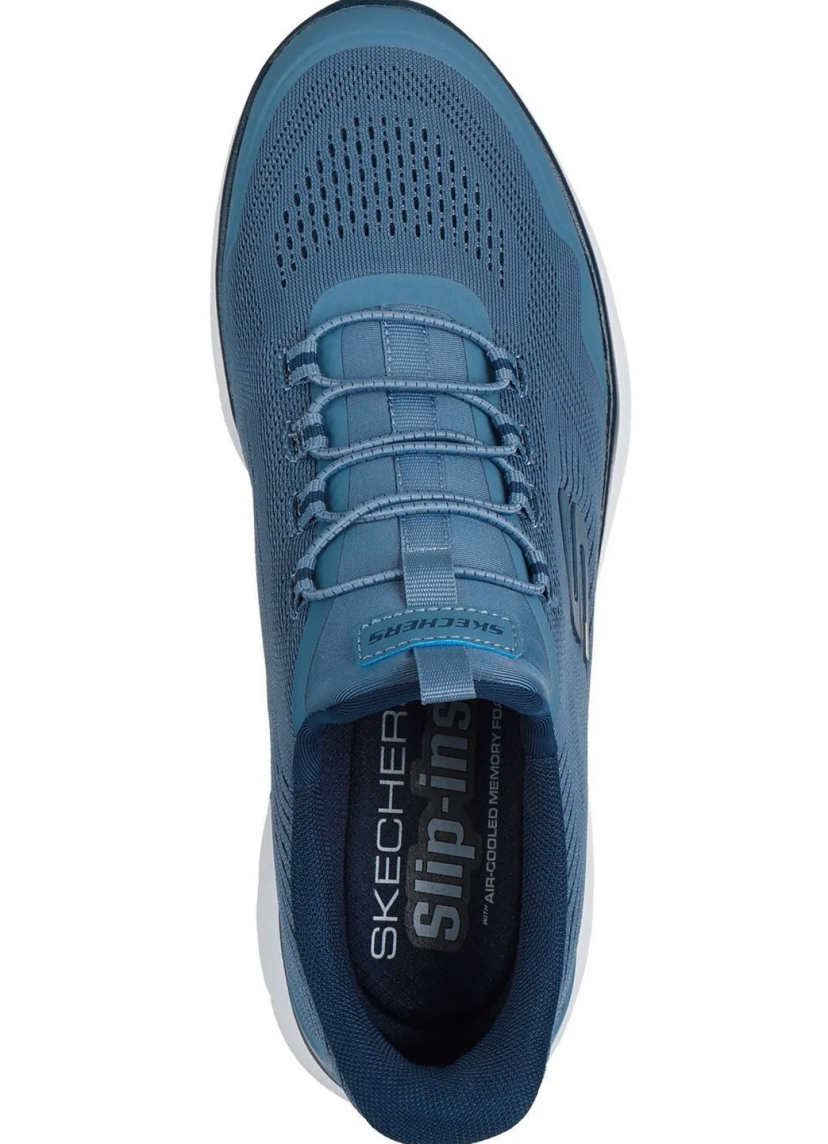 Herren Skechers , sportliche Herren-Sneaker, mit geformter Slip-Ins Fersenplatte