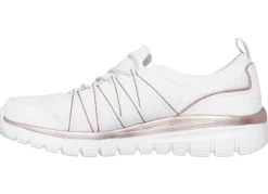 Damen Skechers , trendige Damen-Slipper, aus gestricktem Mesh-Material