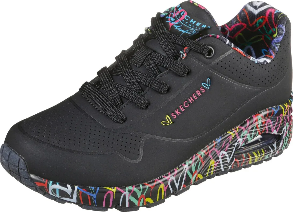 Damen Skechers , trendige Damen-Sneaker, mit sichtbarem Luftpolster