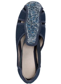 Damen BADER Slipper mit luftigen Durchbrüchen
