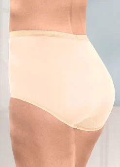 Damen SLOGGI Viererpack Slips mit elastischen Abschlüssen