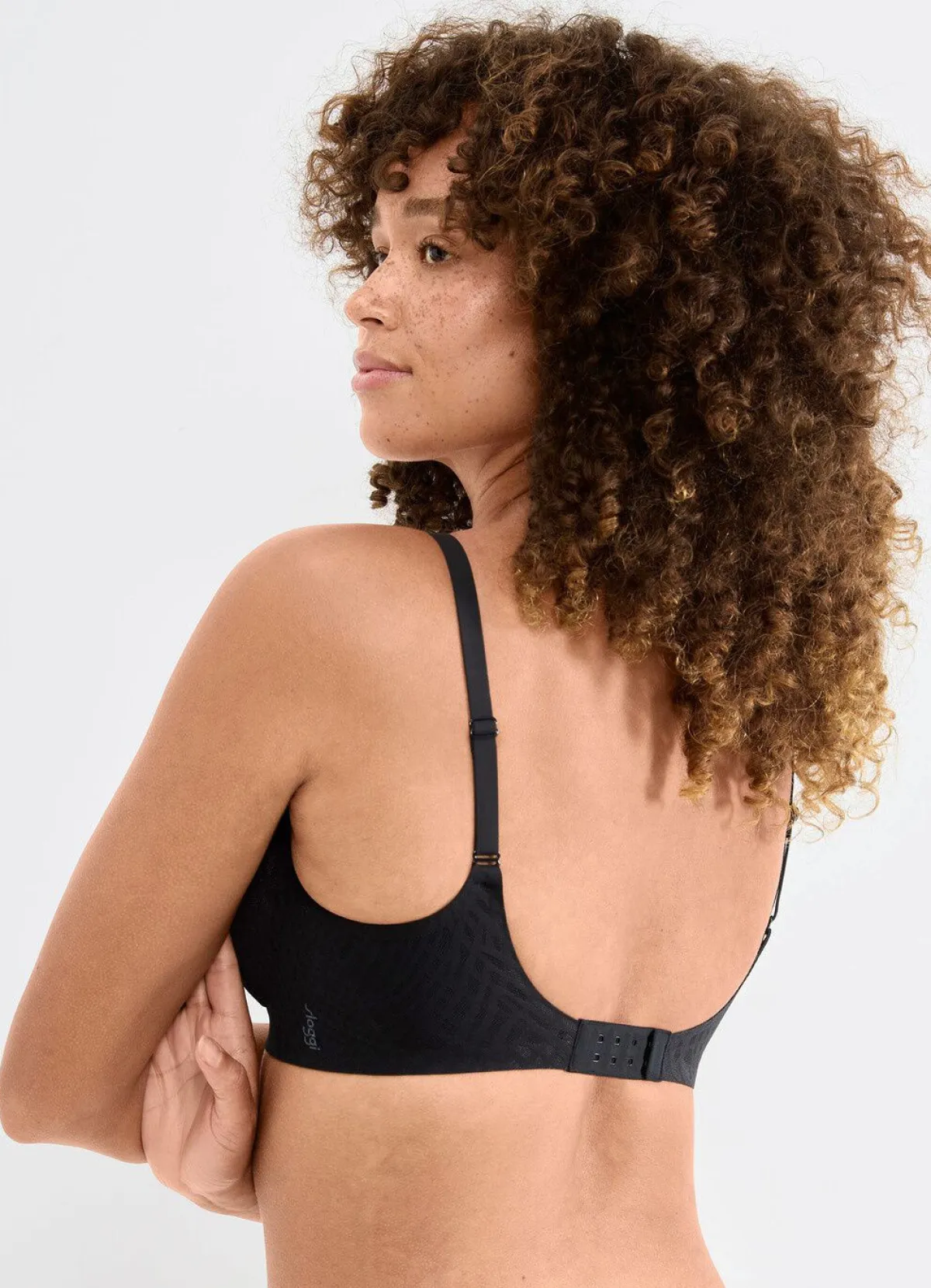 Damen BADER sloggi ZERO Feel-Push-up-BH mit Elastikspitze