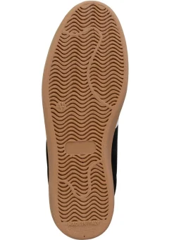 Damen BADER Sneaker aus Veloursleder mit Nappa-Besätzen und gepolstertem Schaftrand