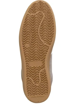 Damen BADER Sneaker aus Veloursleder mit Nappa-Besätzen und gepolstertem Schaftrand