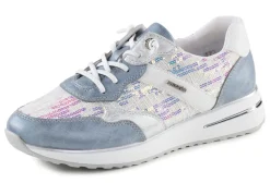 Damen Remonte Sneaker mit schimmernden Pailletten
