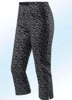 Damen KLAUS MODELLE MADE IN GERMANY Soft-Stretch-Caprihose